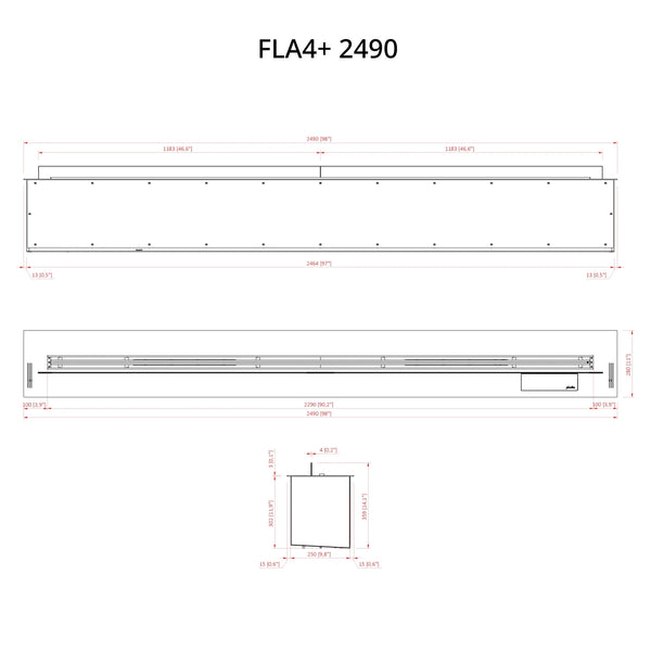FLA4+ 2490 - Avtomatski bioetanolski gorilnik