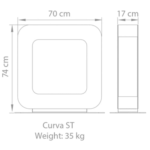 Safretti Curva ST - White