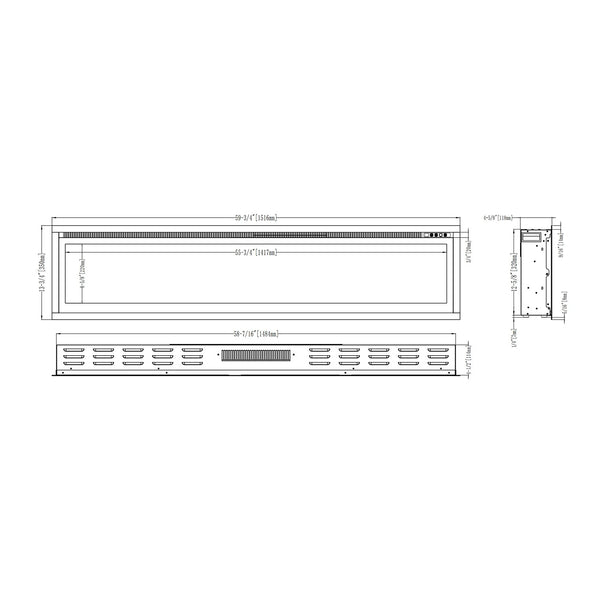 Regal 152 električni kamin