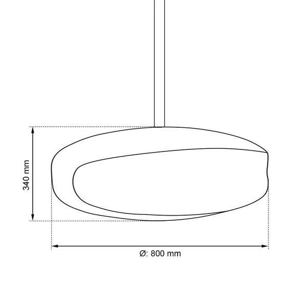 UFO-80 Mega Steel – stropni kamin