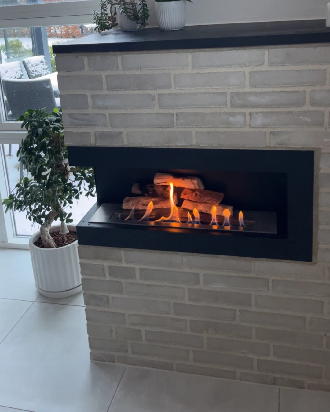 Kotna peč 85 cm - leva