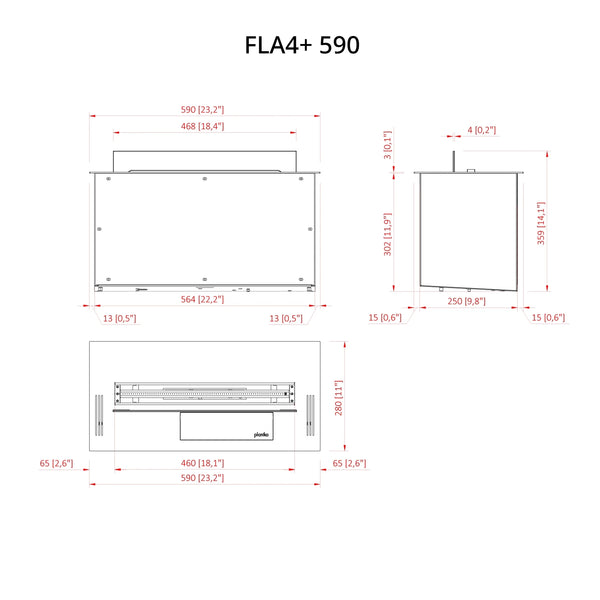 FLA4+ 590 - avtomatski bioetanolni gorilnik