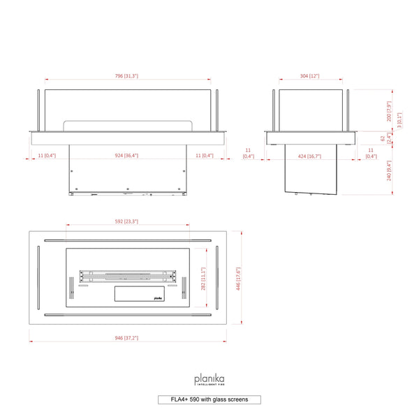 Built-in Profile 590 - FLA4/FLA4+