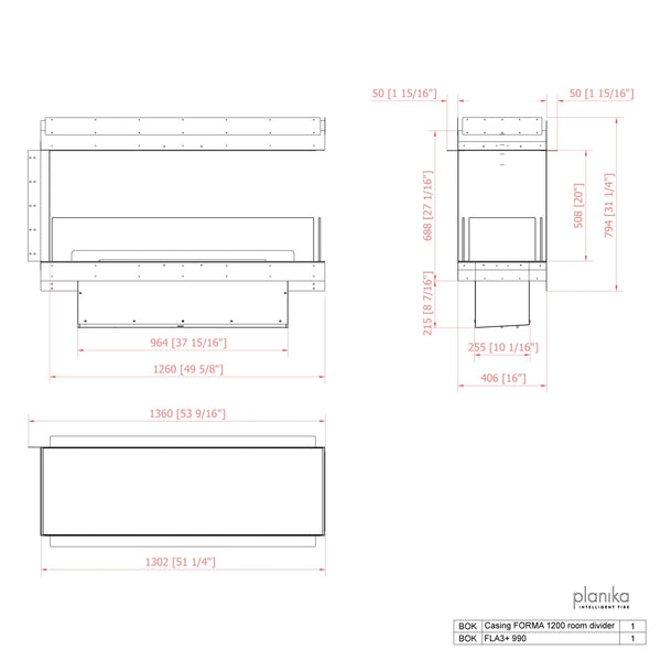 Forma 1200 razdelilnik prostora