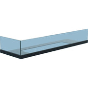 Varnostno steklo za kotni bio kamin 70 cm (levo)