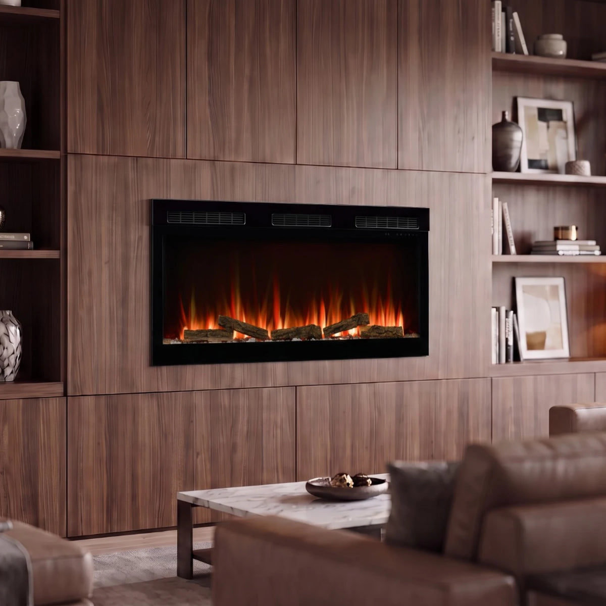 Sense 50 Electric Fireplace - Built-in or Wall-mounted