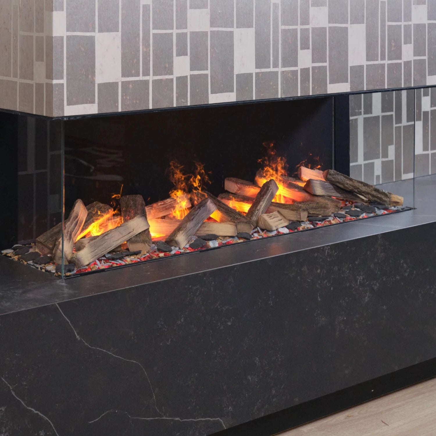 e-MatriX 1300-400 III - Water Vapour Fireplace