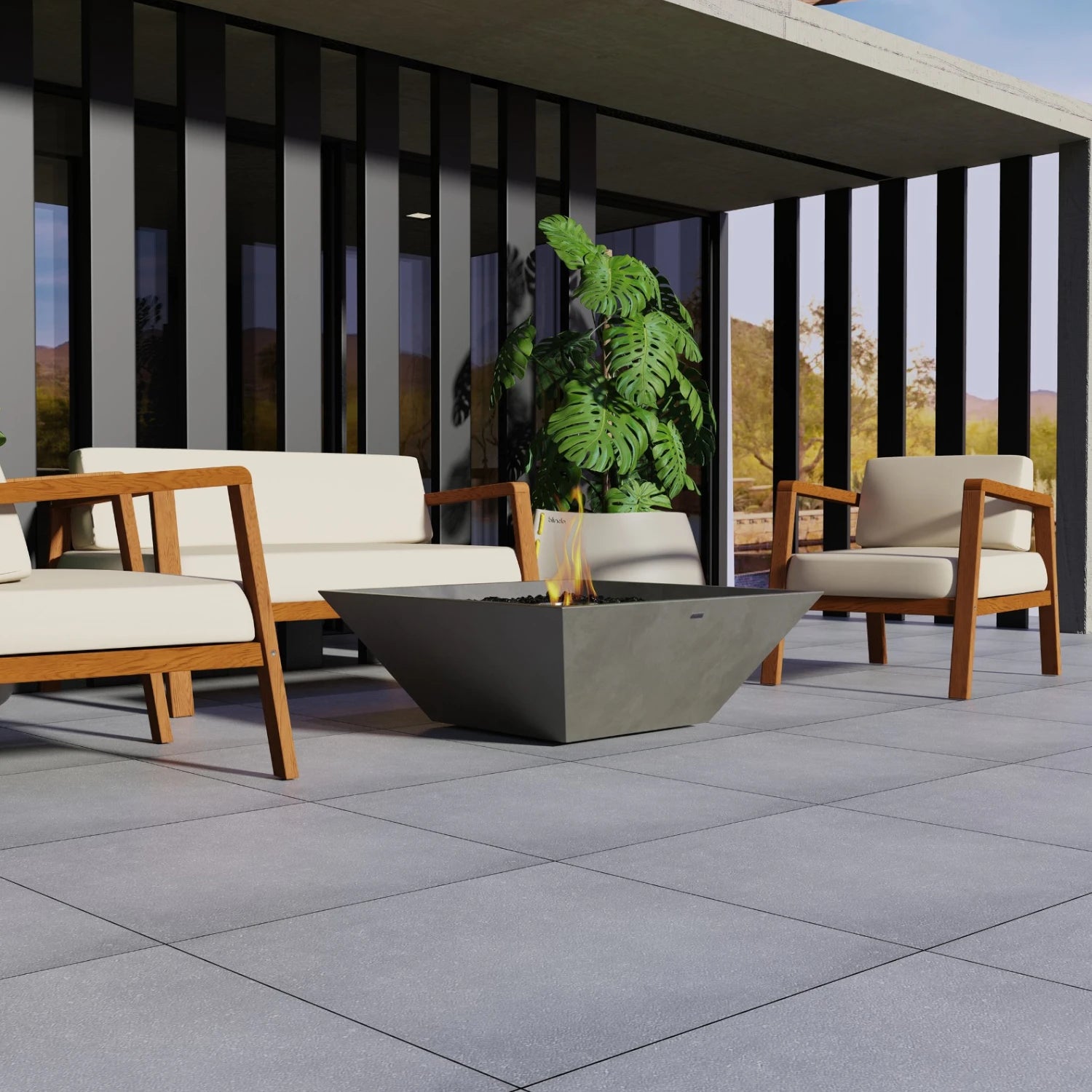 Nova 850 Outdoor Bioethanol Fireplace