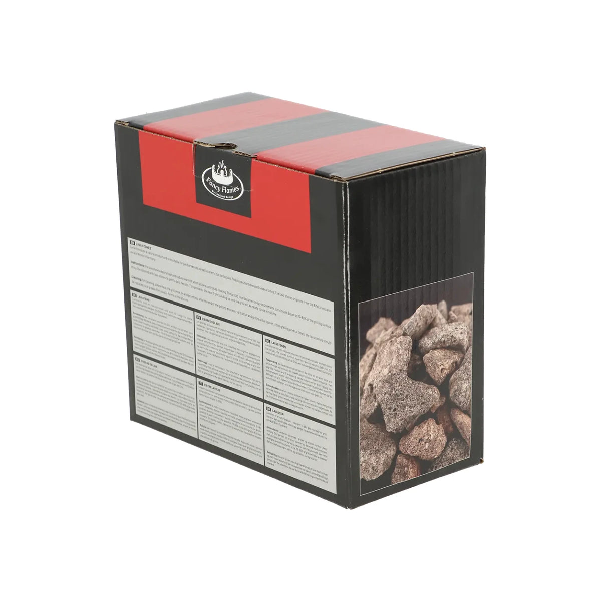 Lava kamni 3 kg – za zunanje plinske kamine in žare