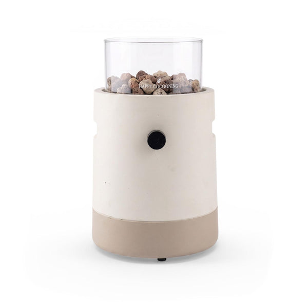 Lumi Cone Split Beige – Namizni plinski kamin