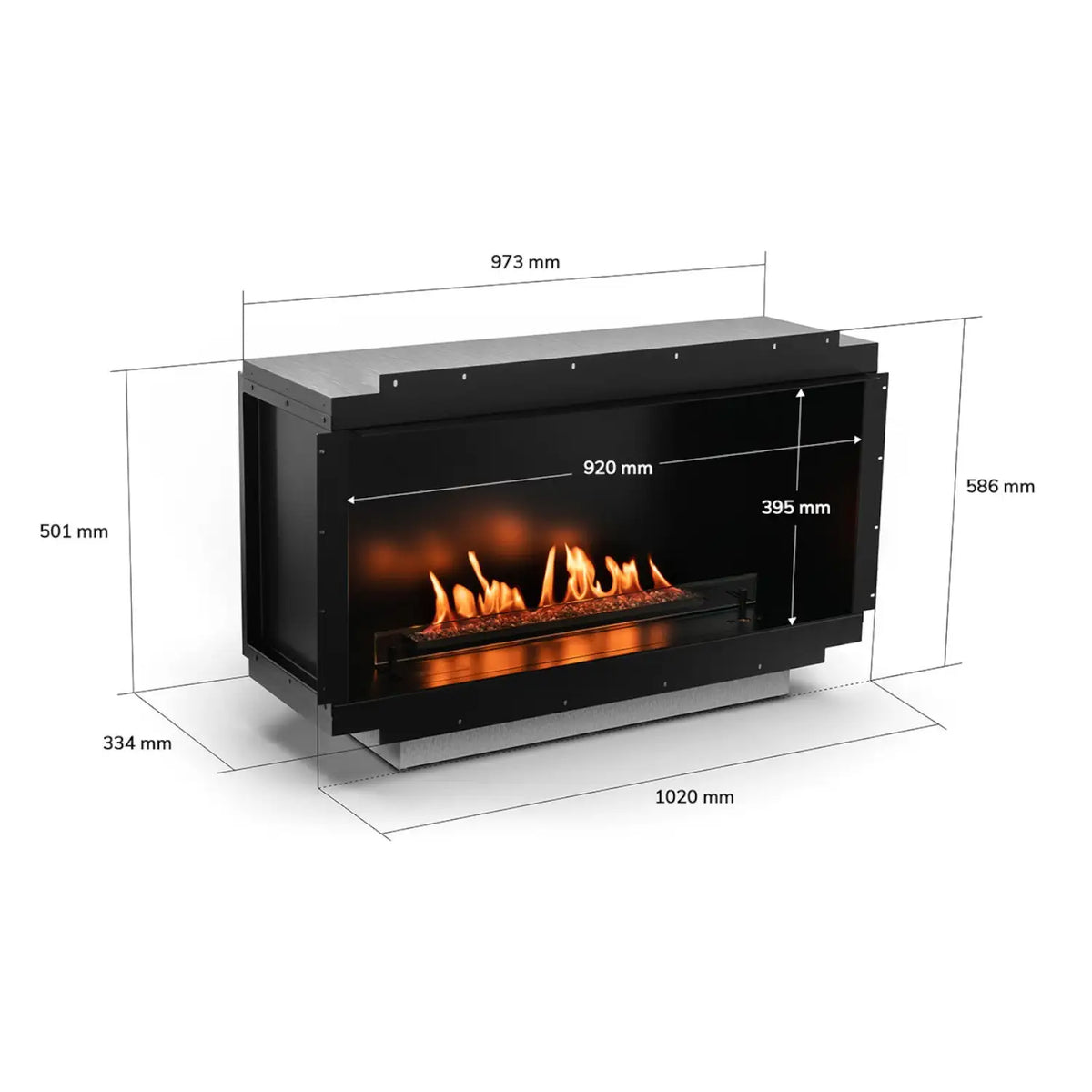 Neo 750 kamin - avtomatski vgradni