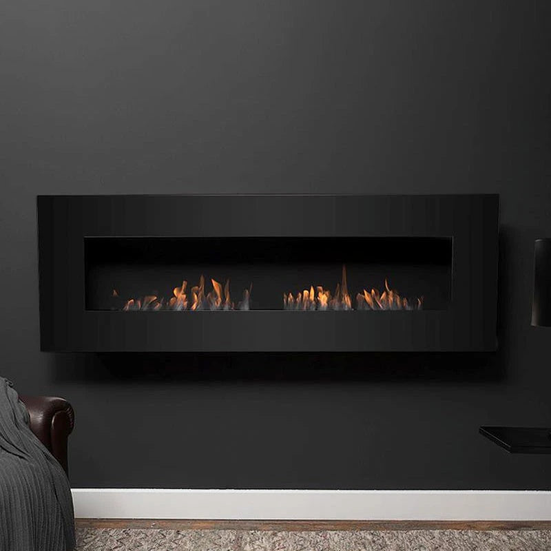 Icon Fires Nero 1450 Wall Fire - Black