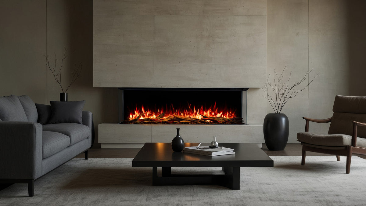 Superb 3D 160 cm vgradni električni kamin