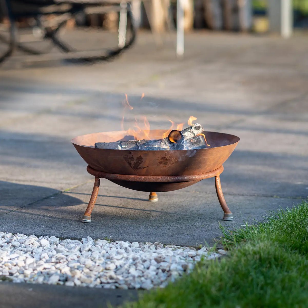 Tulsa Corten Steel Firepit - RedFire