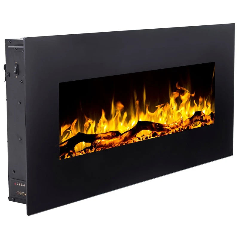 Albion 91,5 cm - stenski električni kamin – brez ogrevanja