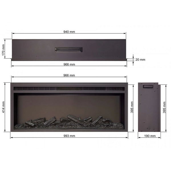 ArtiFlame AF38 večbarvni
