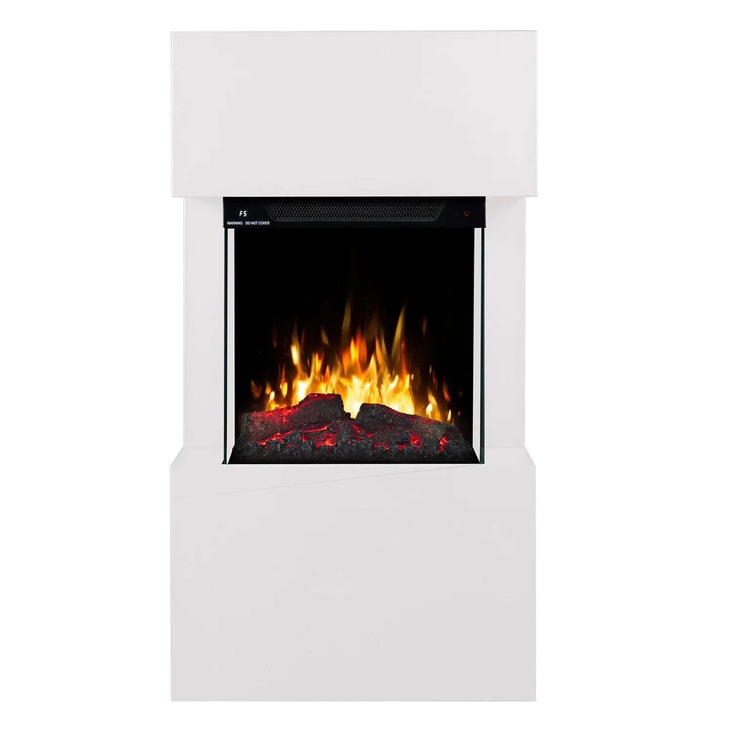 Texel električni kamin - bel