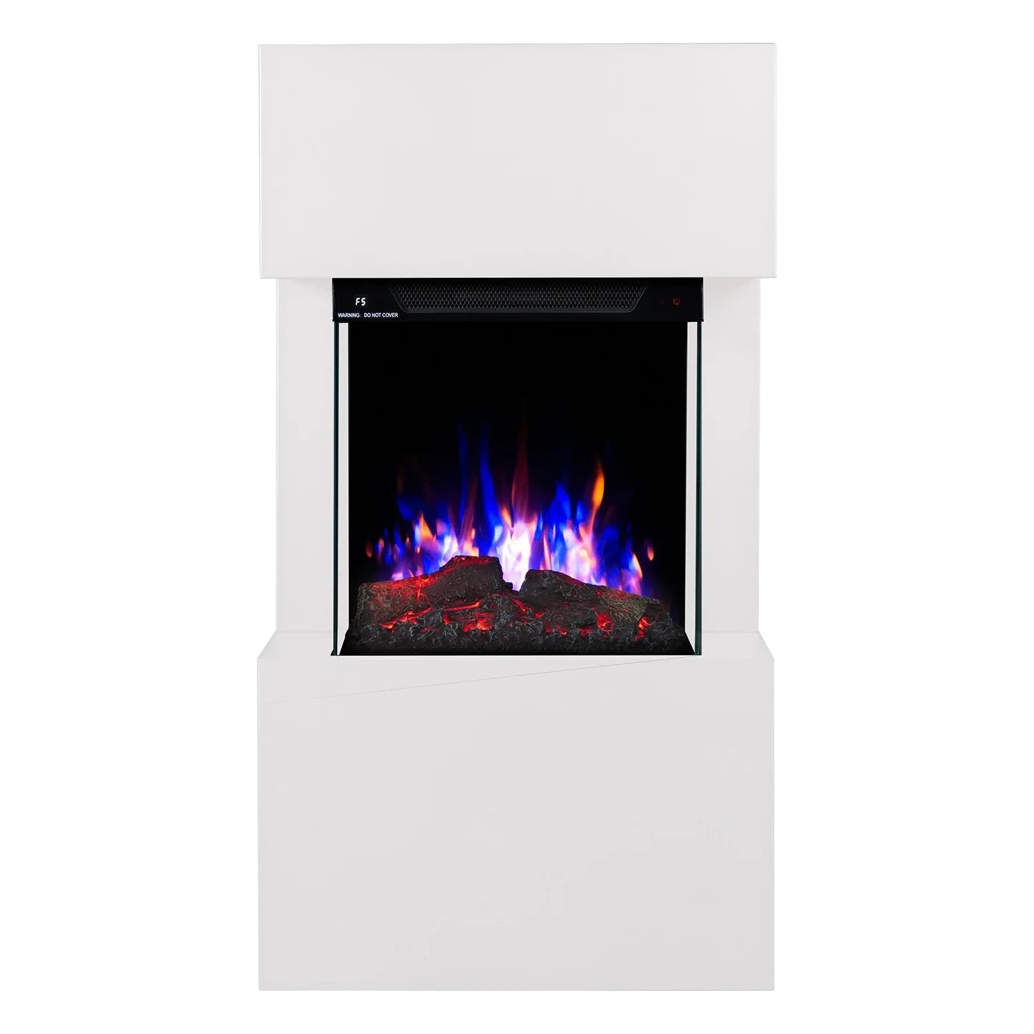 Texel električni kamin - bel