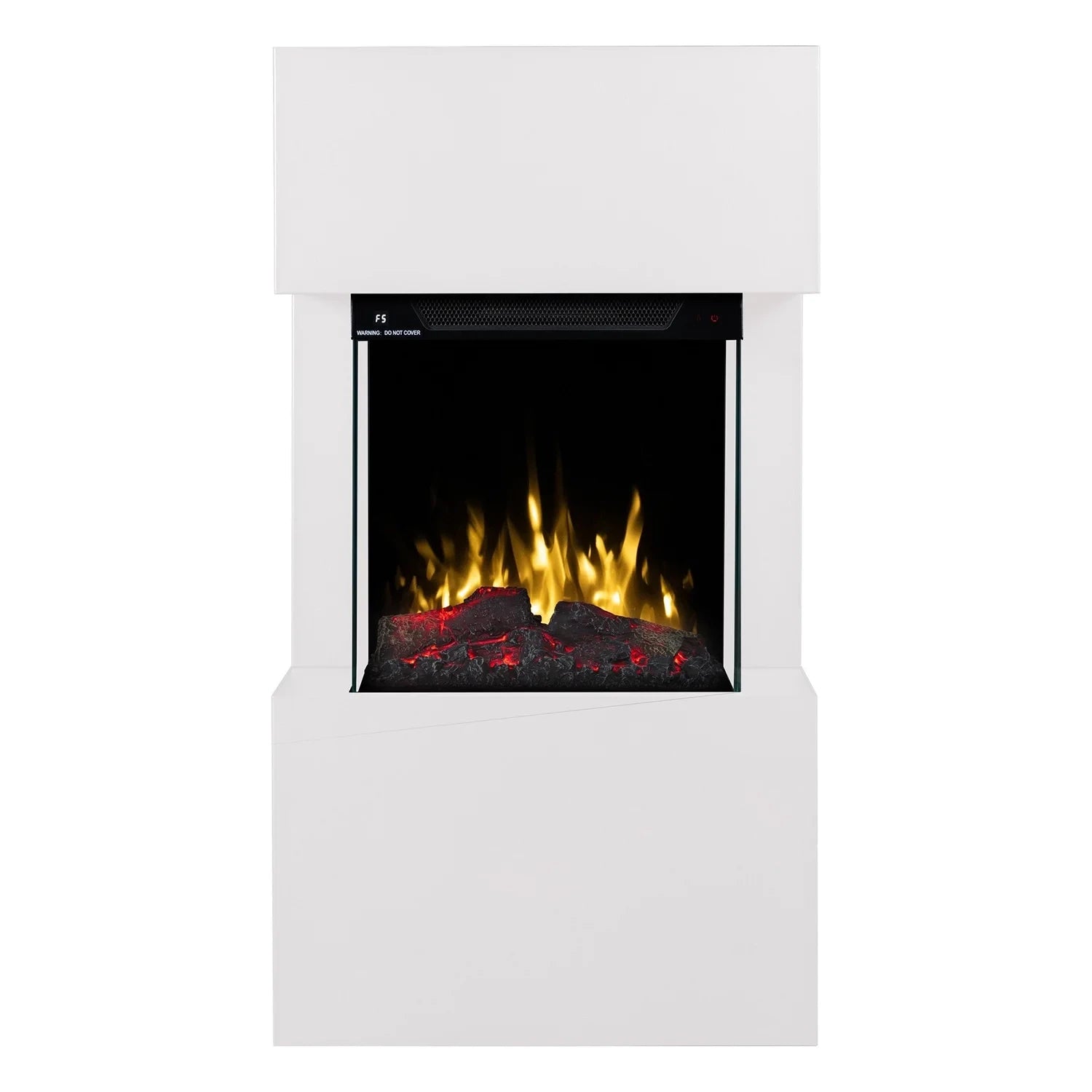 Texel električni kamin - bel