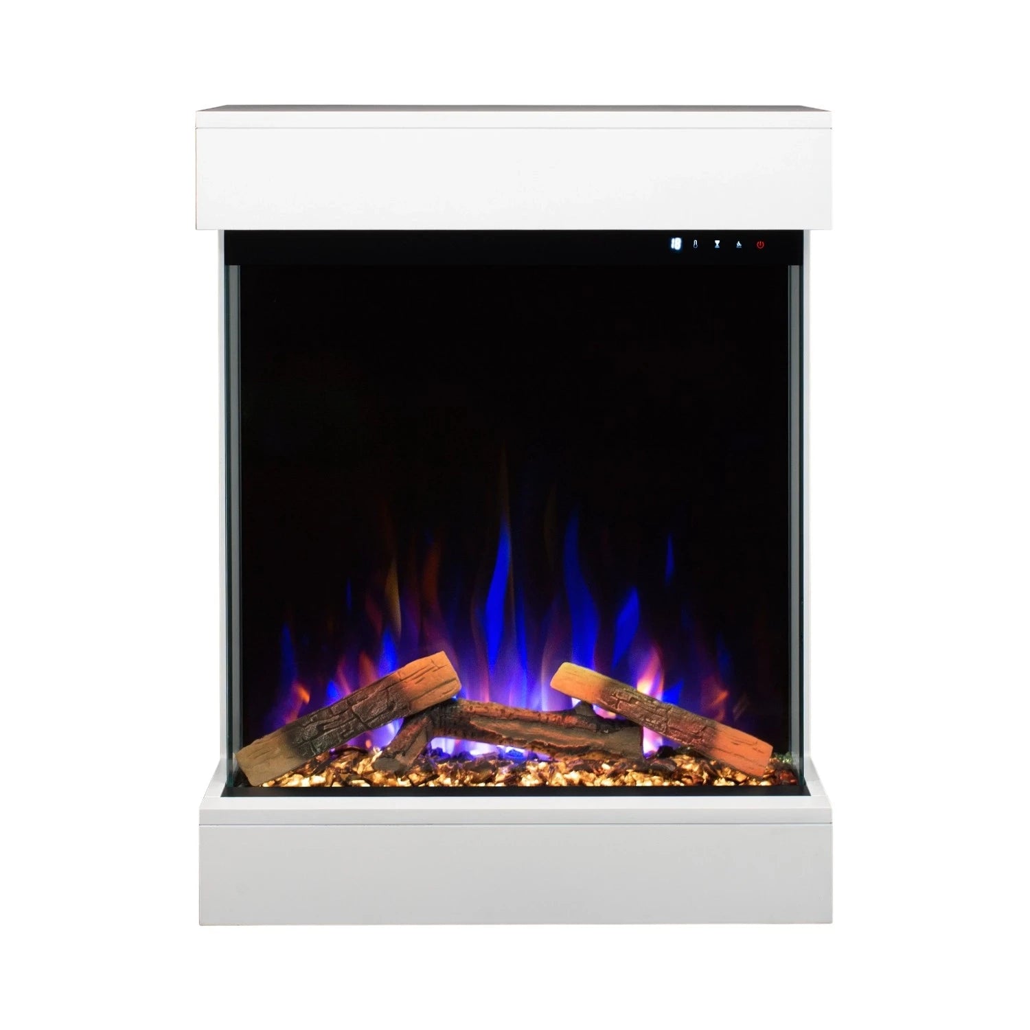 Dame Electric Fireplace - White