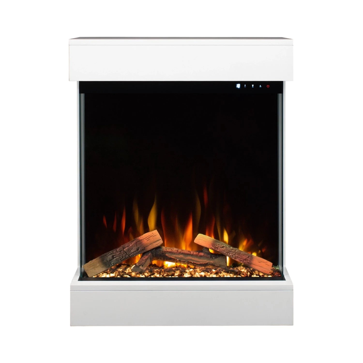 Dame Electric Fireplace - White