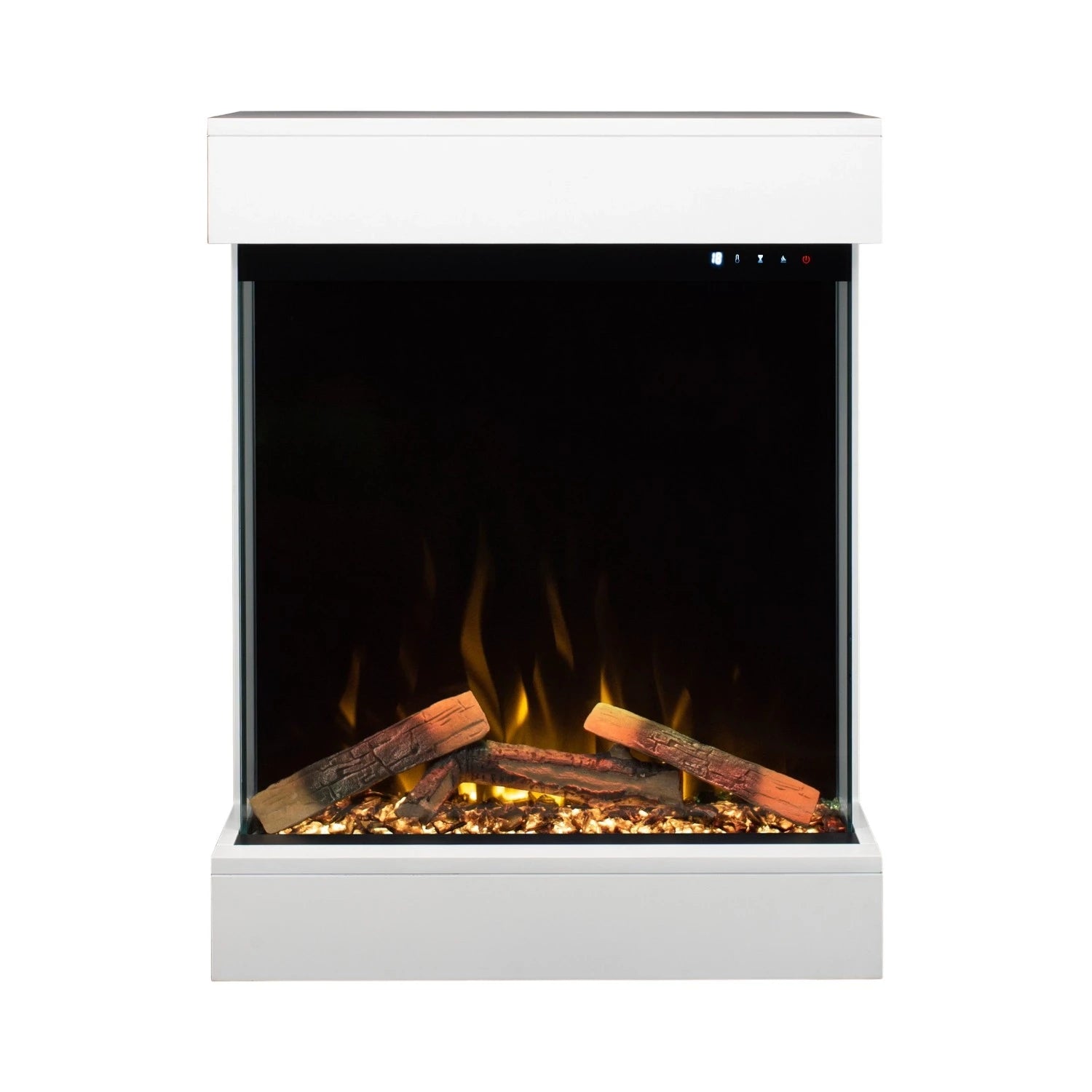 Dame Electric Fireplace - White