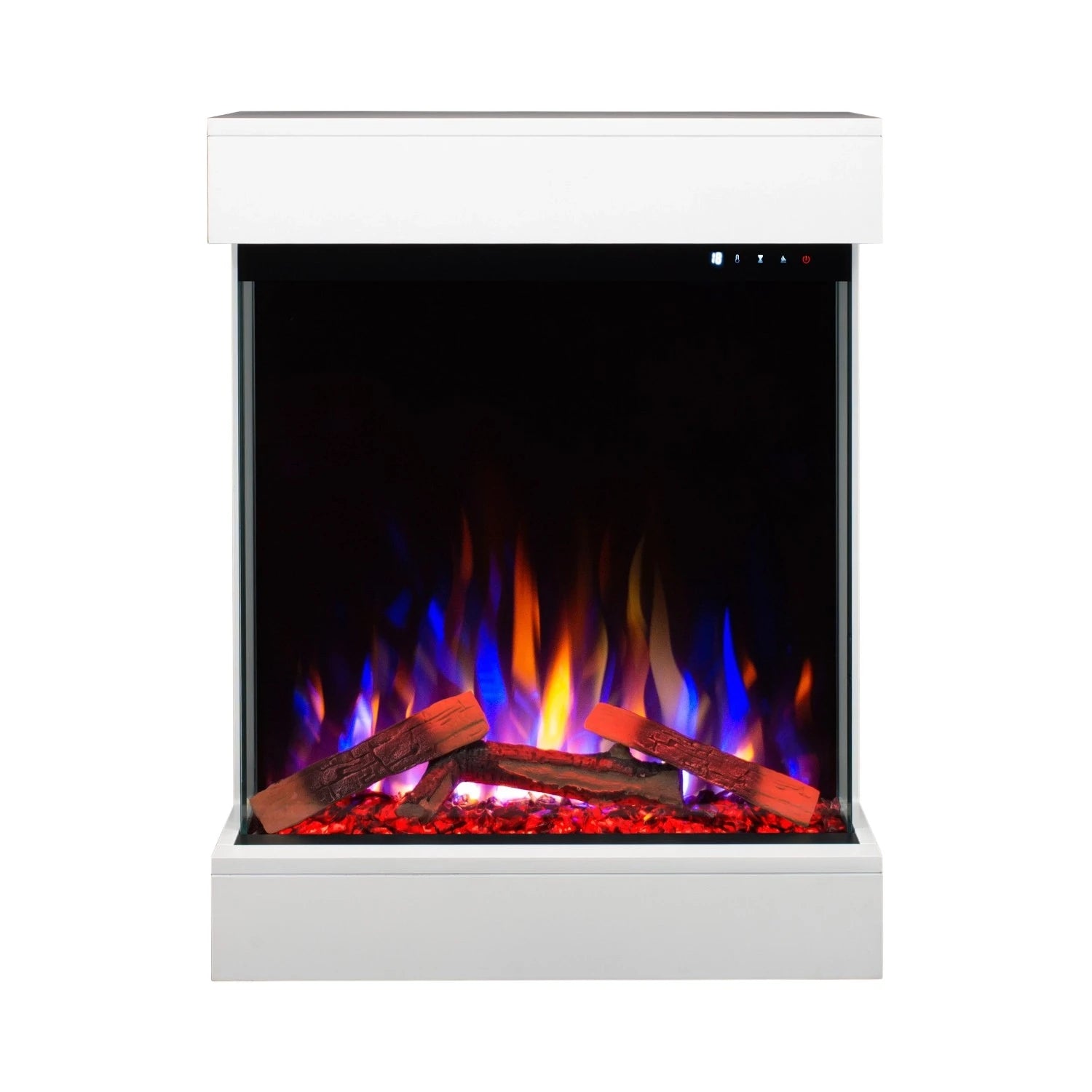 Dame Electric Fireplace - White