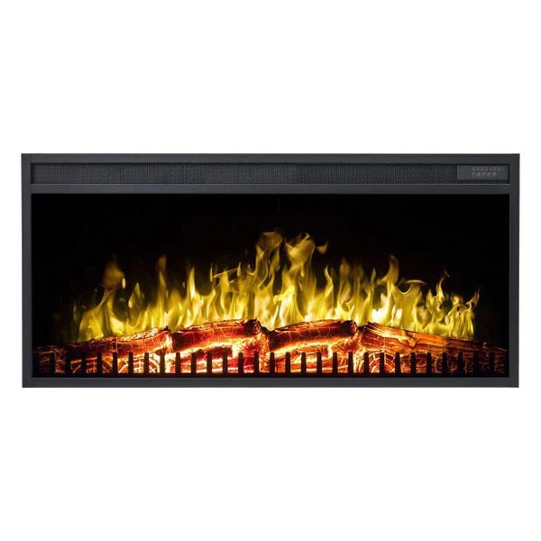 LED klasični vgradni električni kamin – 129 cm