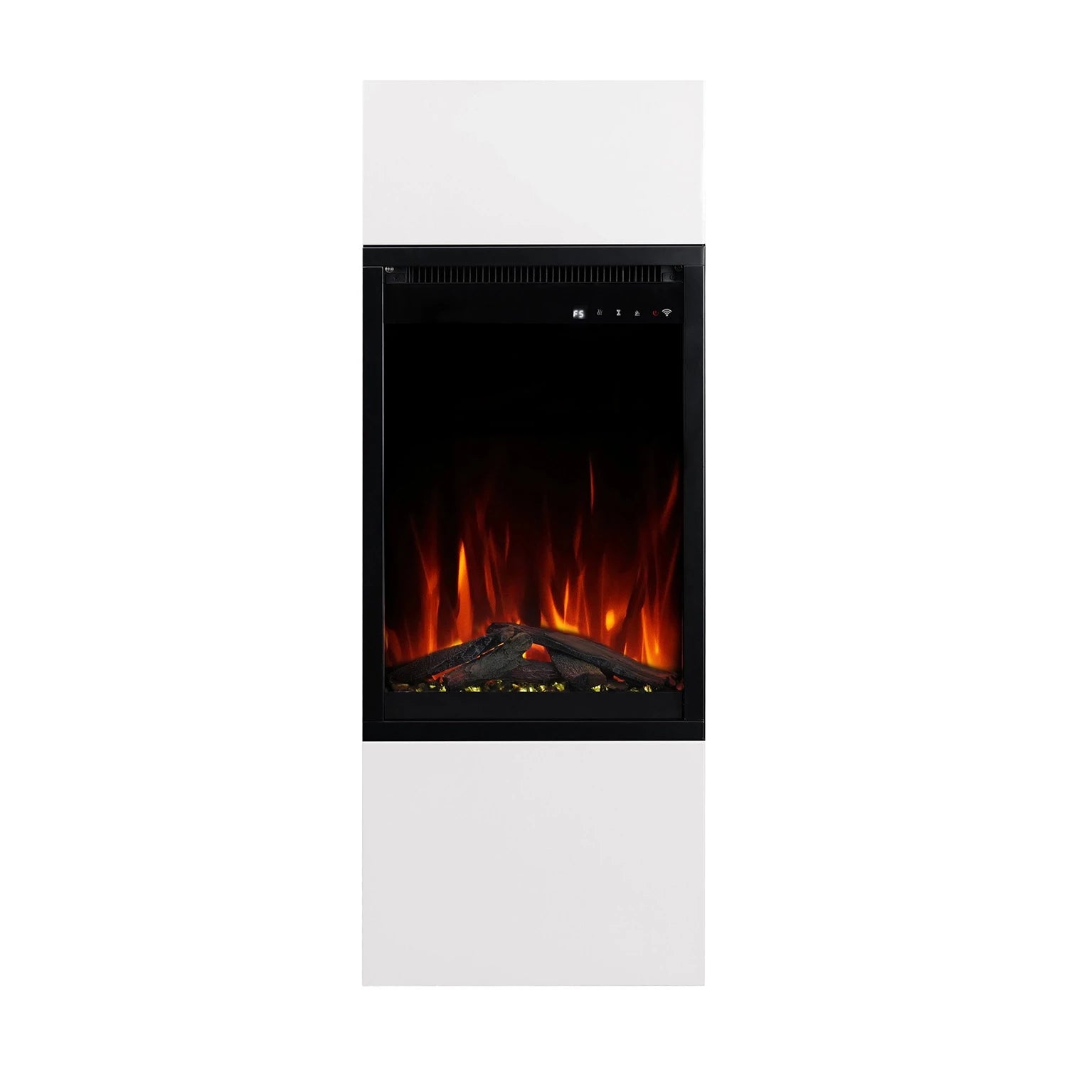 Milos 40 bela – prostostoječi električni kamin