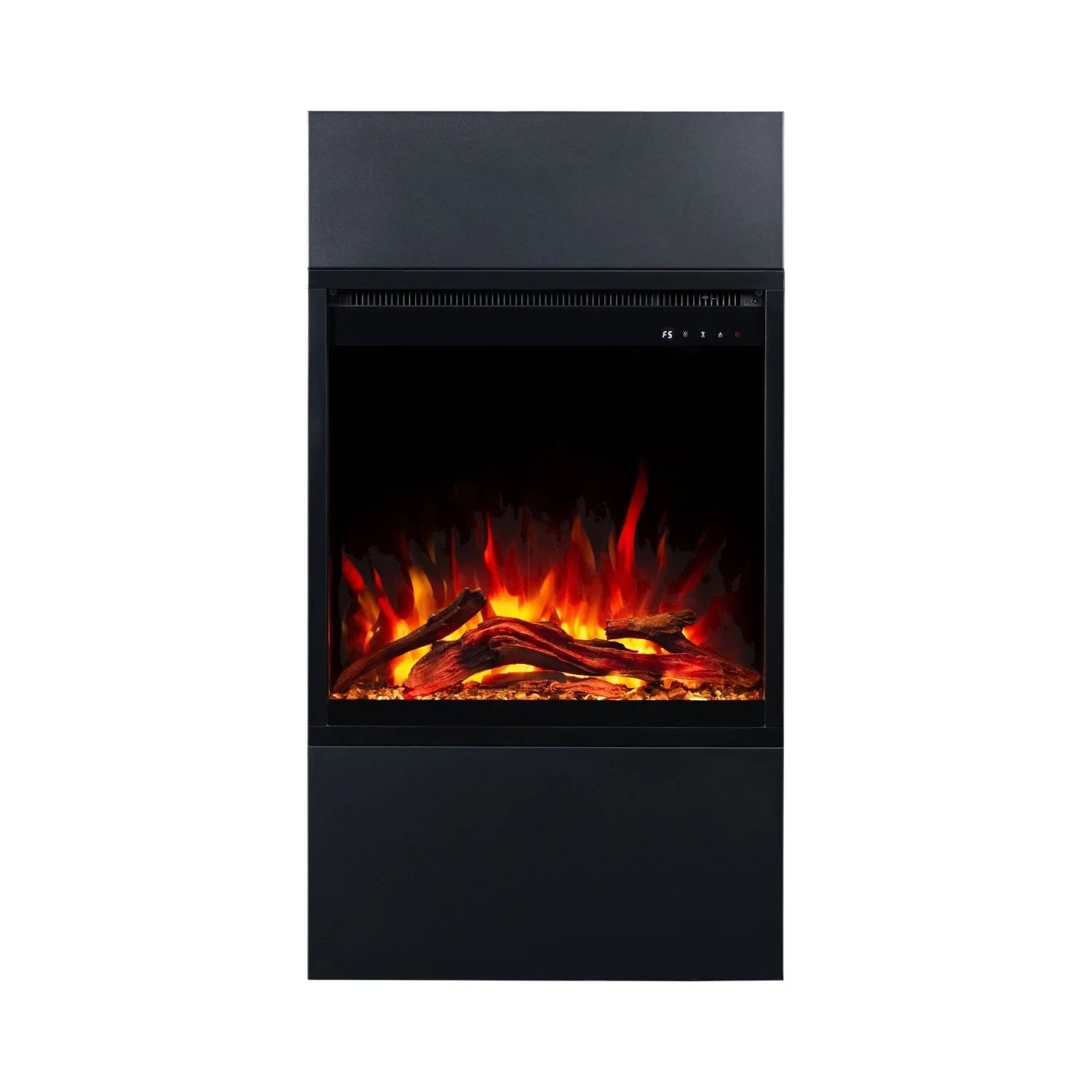 Milos 60 črn - prostostoječi električni kamin