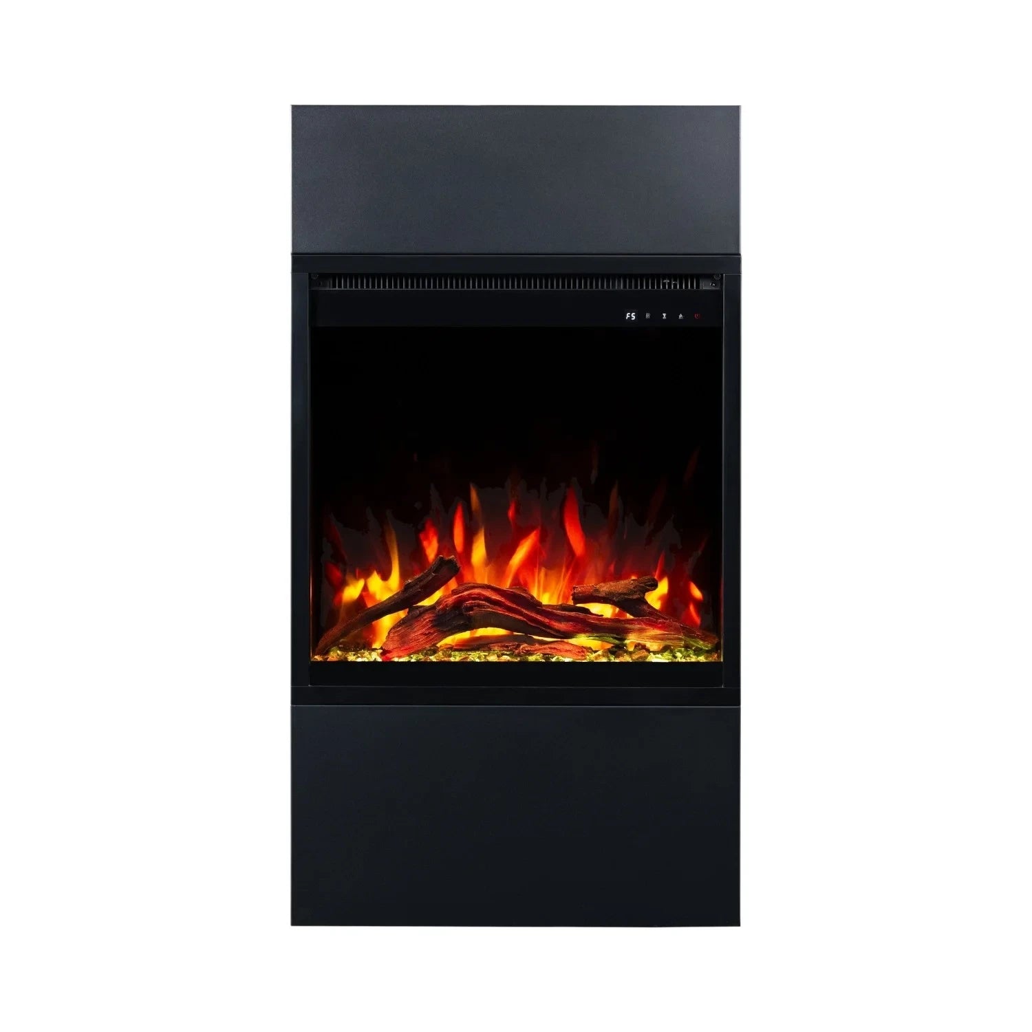 Milos 60 črn - prostostoječi električni kamin