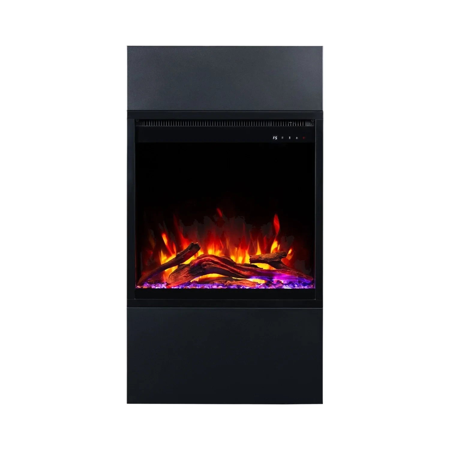 Milos 60 črn - prostostoječi električni kamin