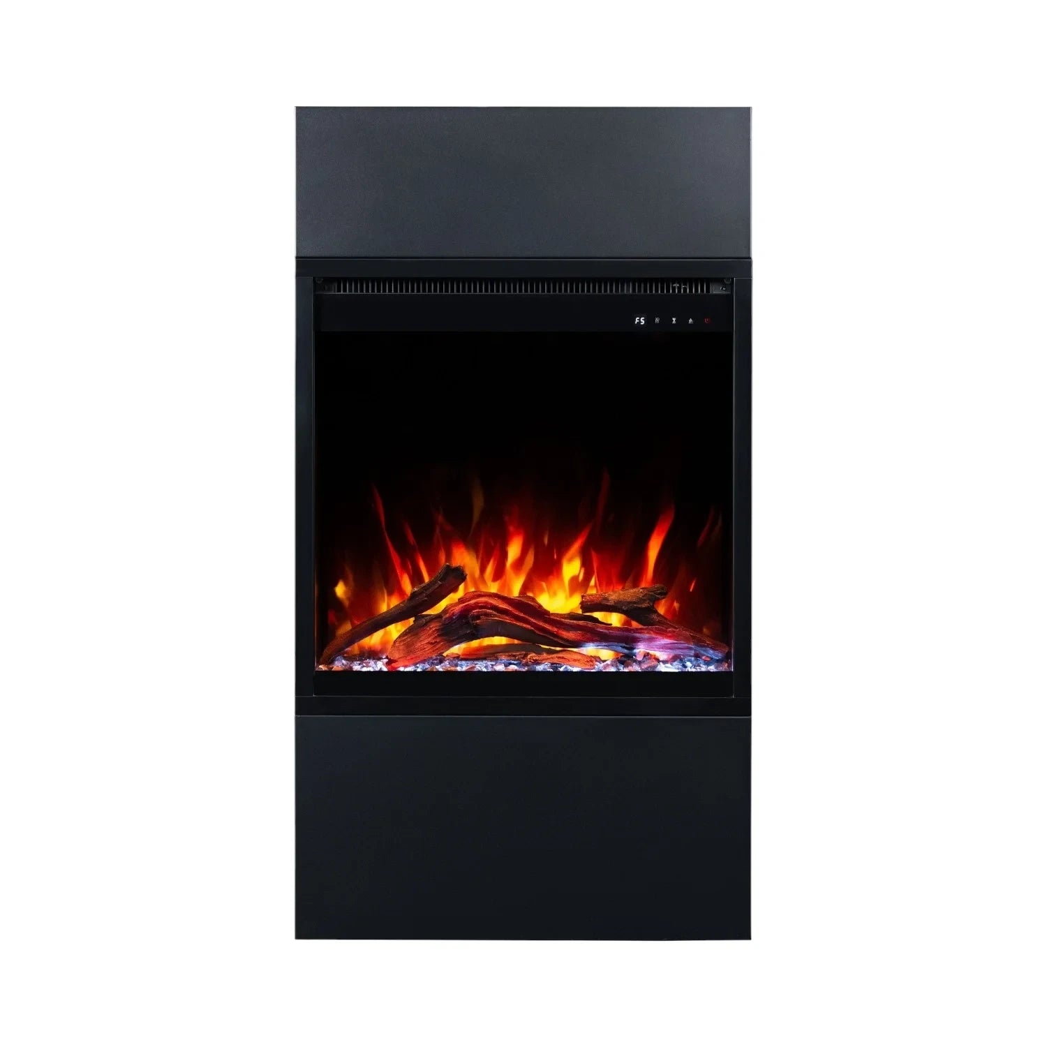 Milos 60 črn - prostostoječi električni kamin