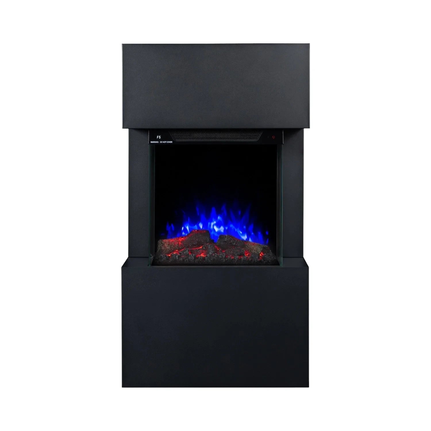 Texel Electric Fireplace - Black