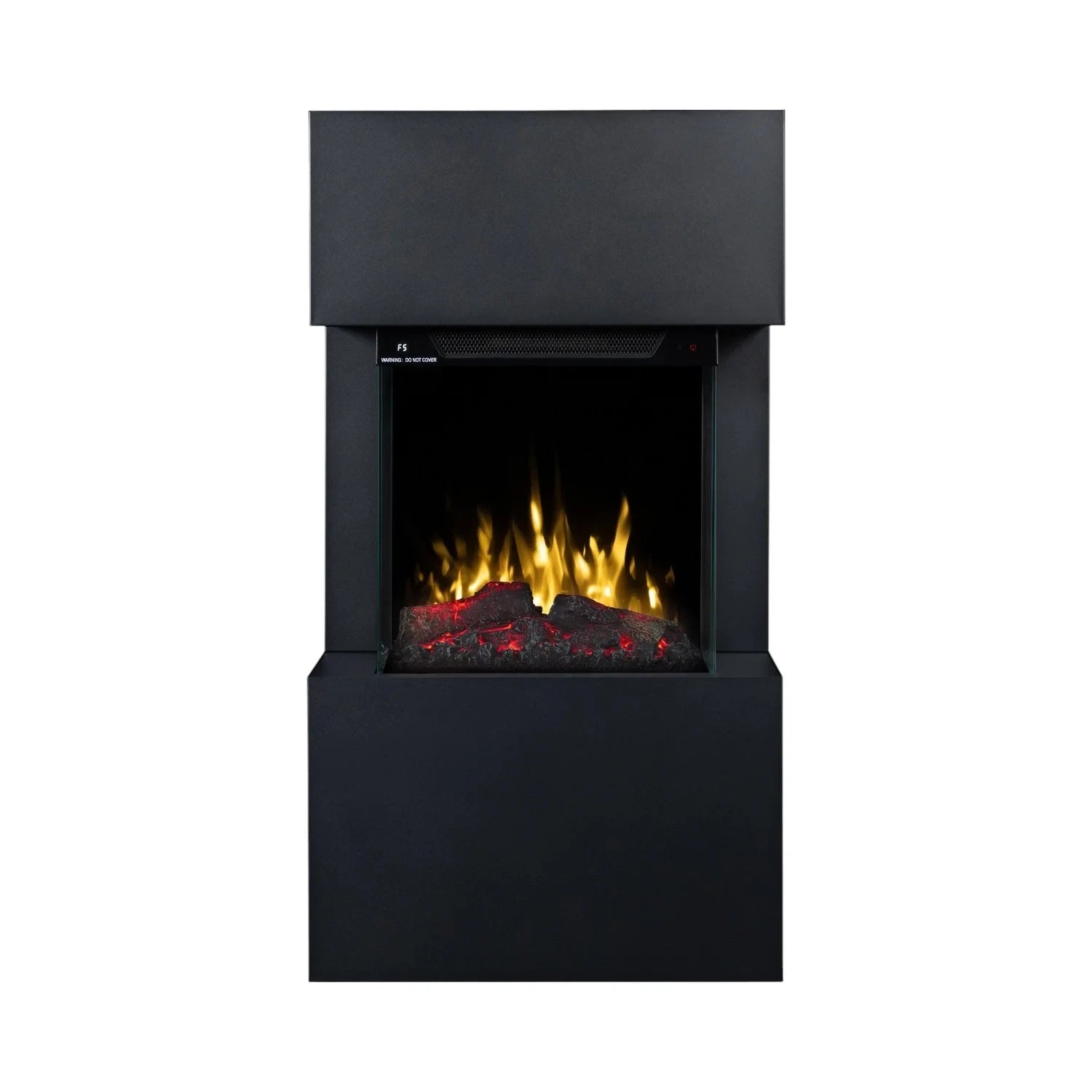 Texel Electric Fireplace - Black