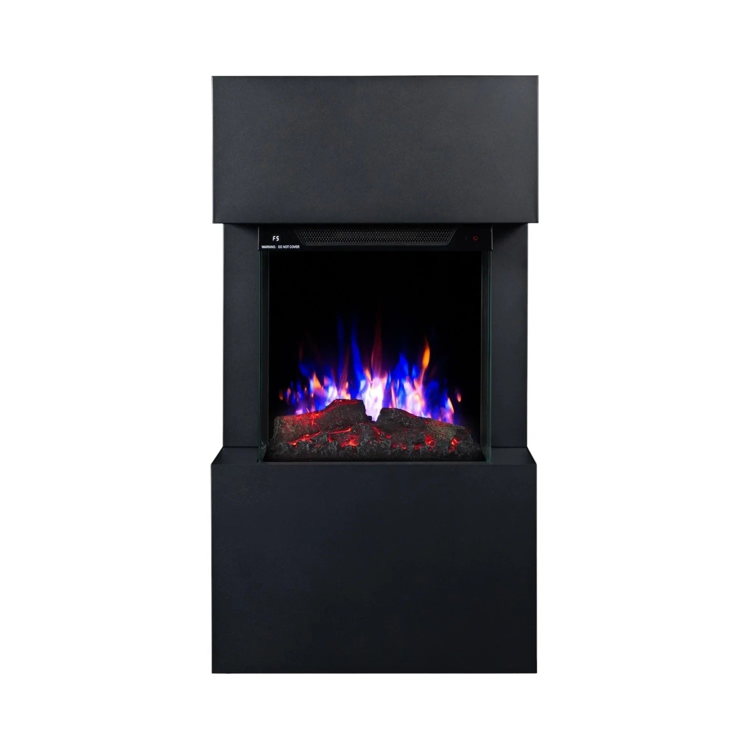 Texel Electric Fireplace - Black