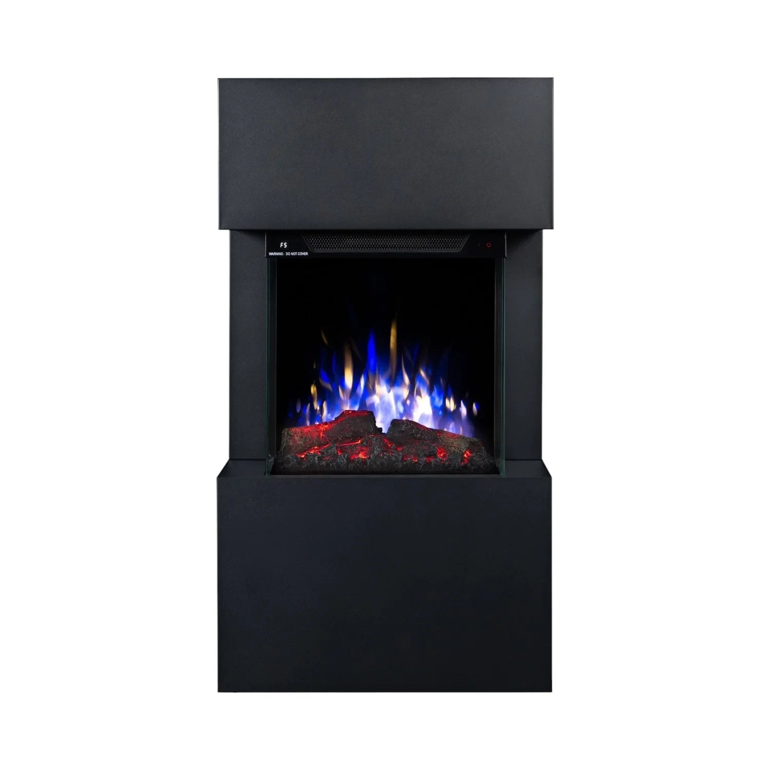 Texel Electric Fireplace - Black