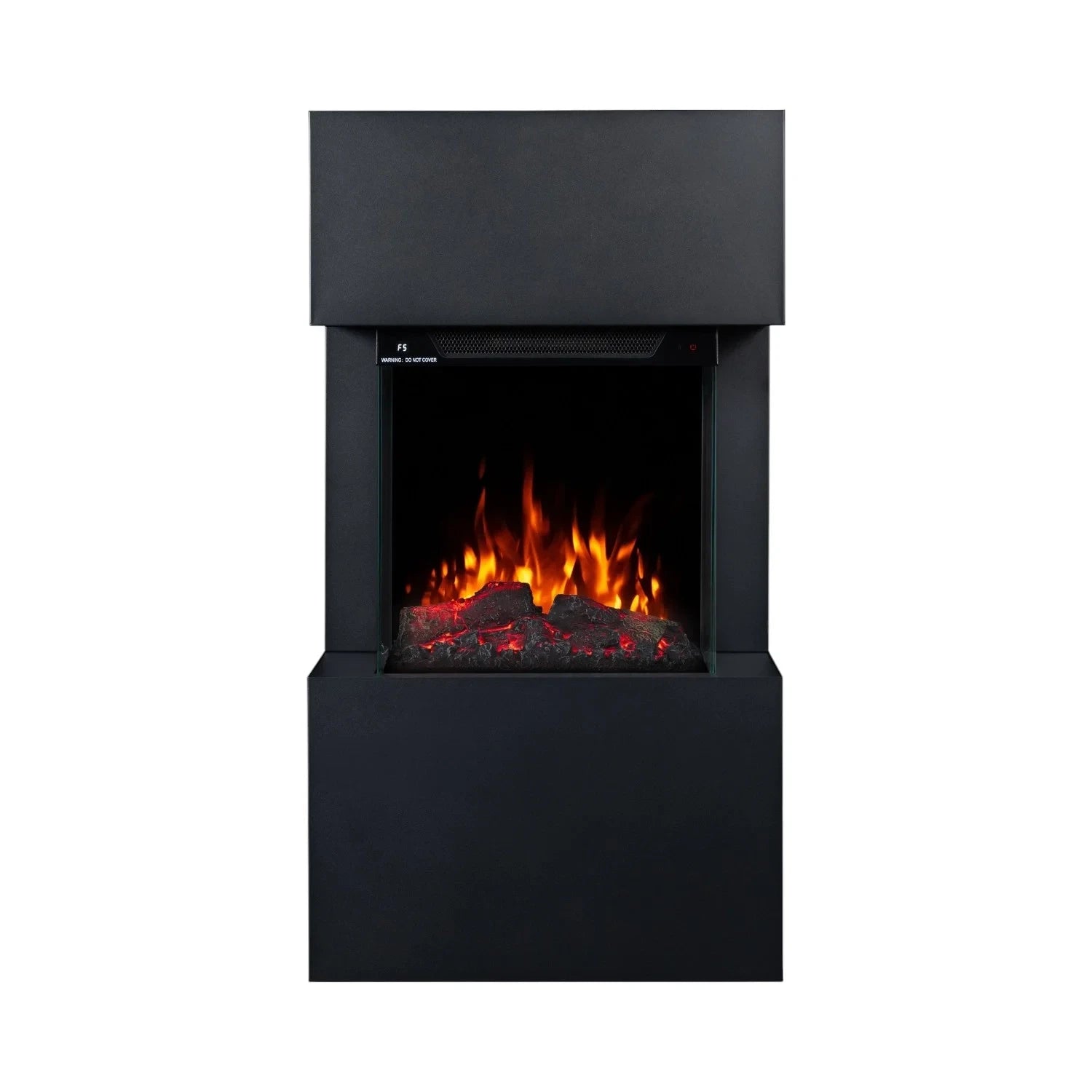 Texel Electric Fireplace - Black