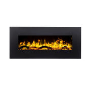 Albion 110 cm stenski električni kamin – brez ogrevanja