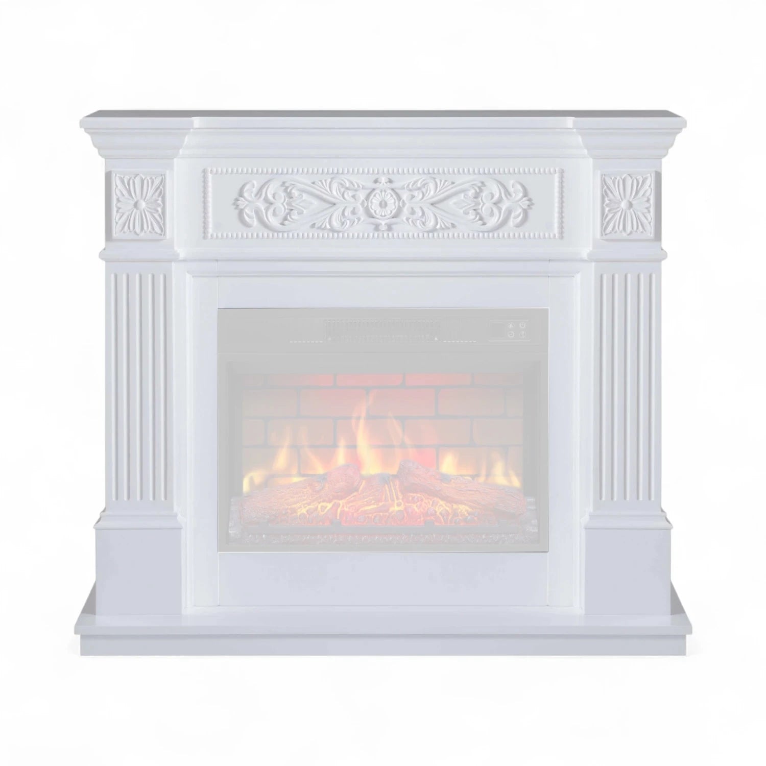 Toscana Fireplace Mantel - White (Frame Only)