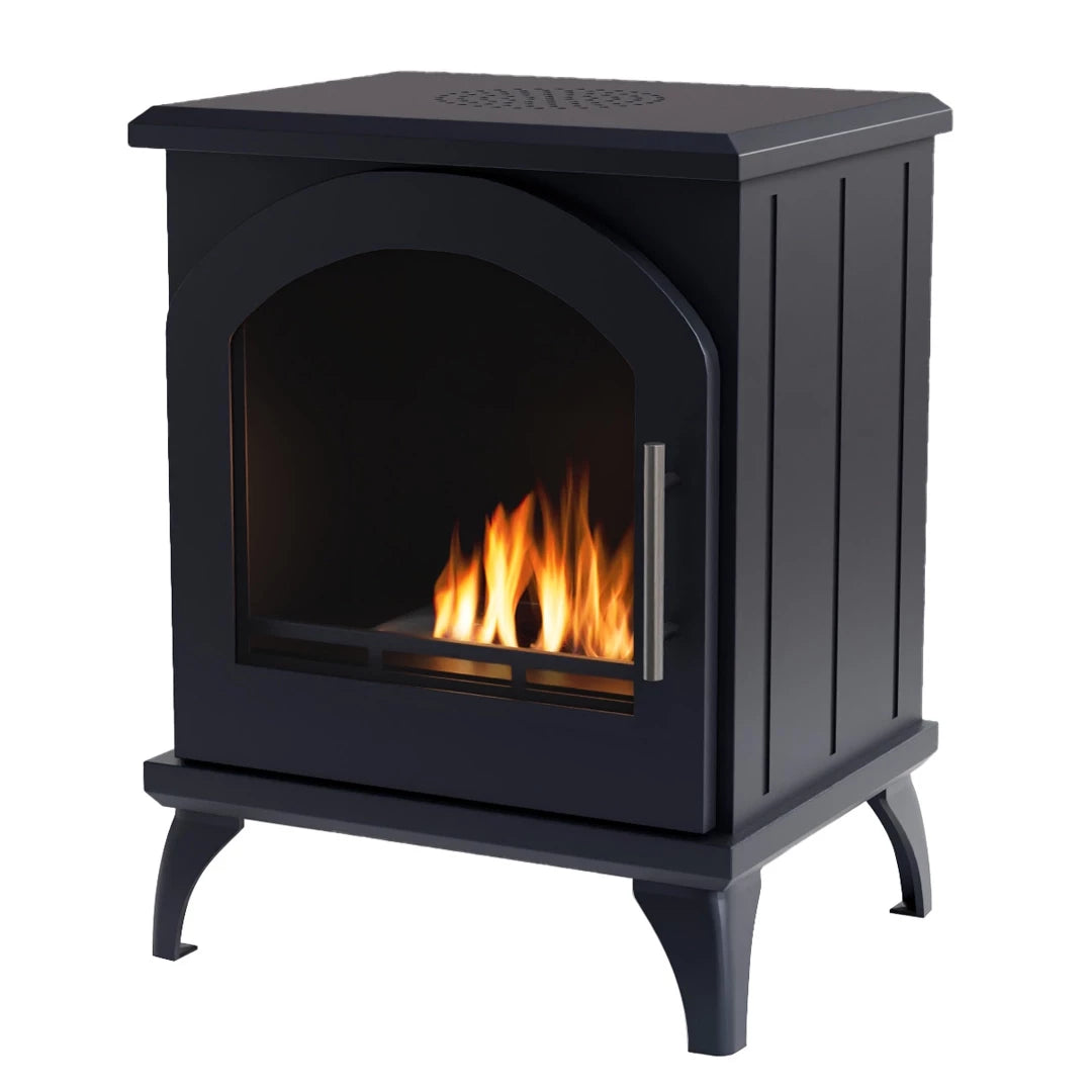 Austin - Black Freestanding Bioethanol Stove