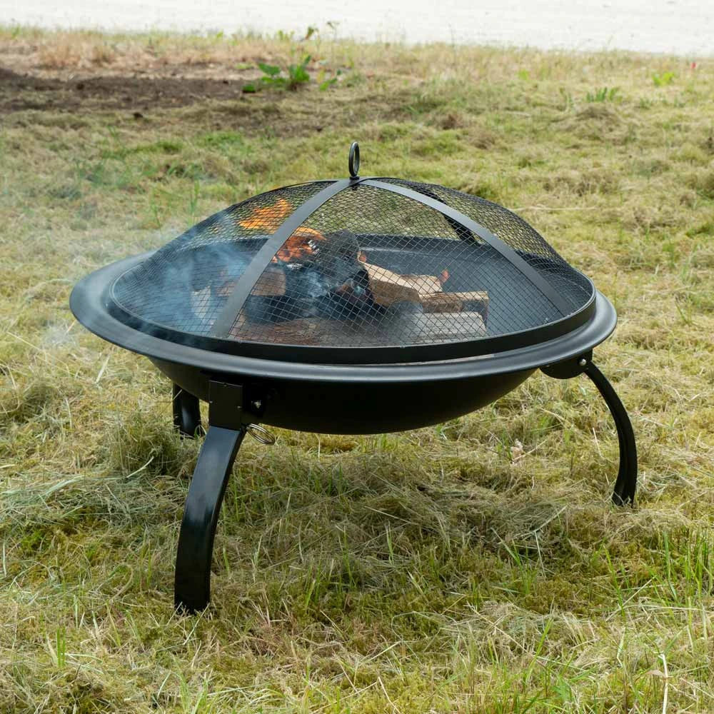 Tulum Bonfire z rešetko in mrežo