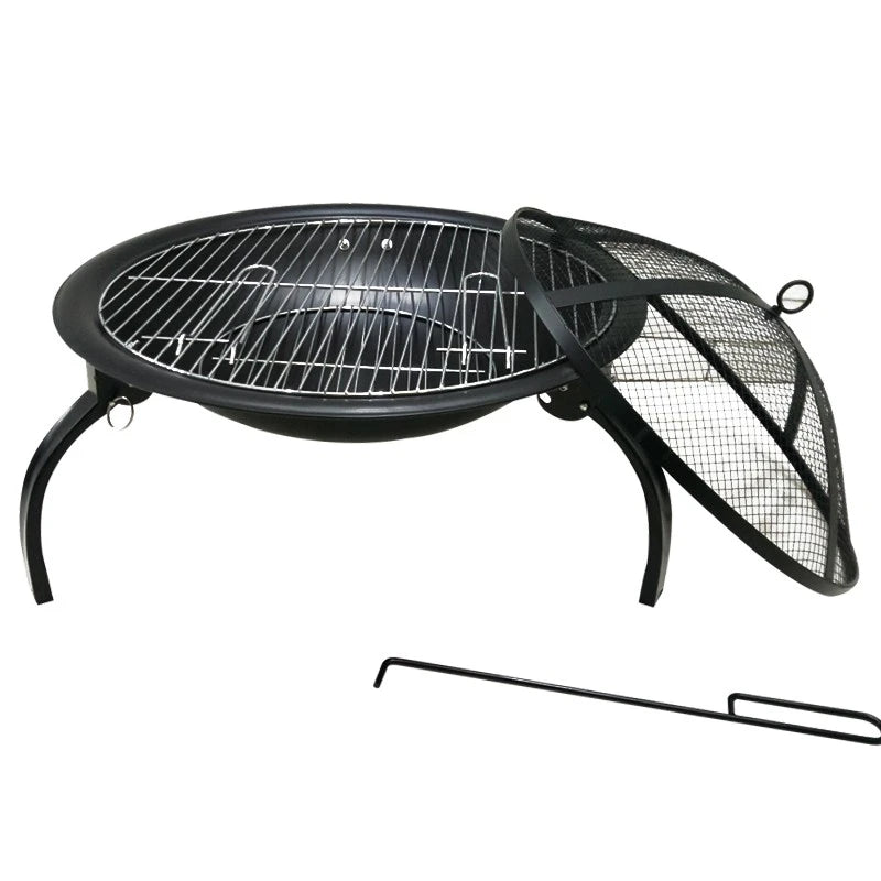 Tulum Bonfire with Grate and Mesh