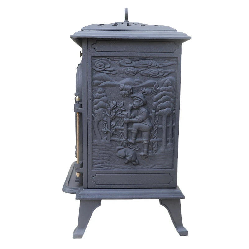 Bergen - Cast Iron Bioethanol Fireplace