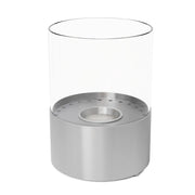 Kennington Round Tabletop Bioethanol Fireplace - Steel