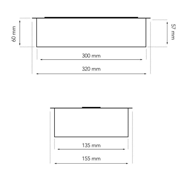 Deluxe Bio Burner - 1.5L (W: 32 cm)