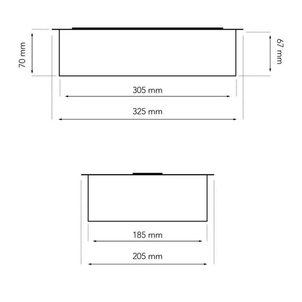 Deluxe bio gorilnik - 2,5L (Š: 32,5 cm)