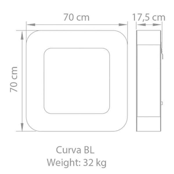 Safretti Curva BL - bela