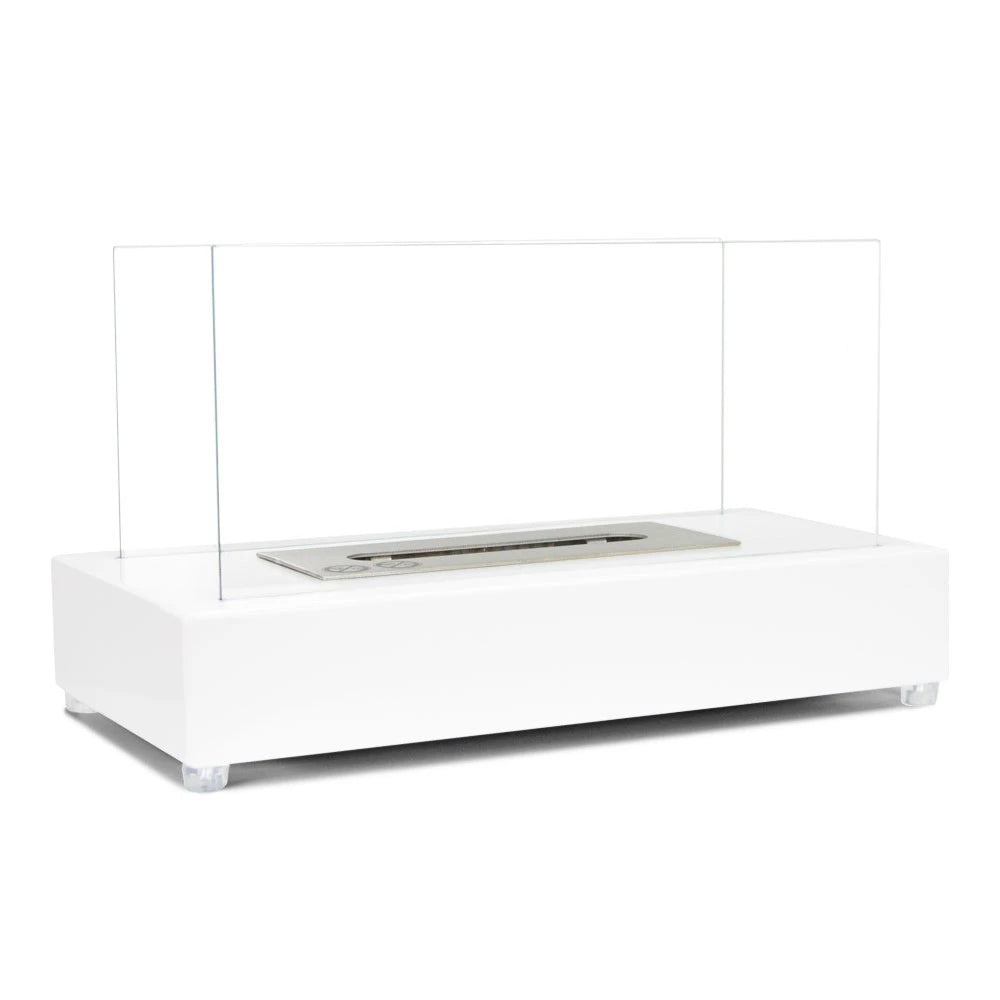 Lambeth White - Tabletop Bio Fireplace