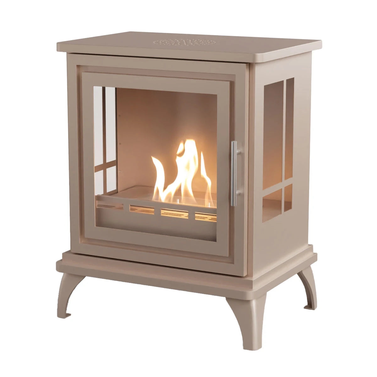Nashville – Grey Beige Freestanding Bioethanol Stove